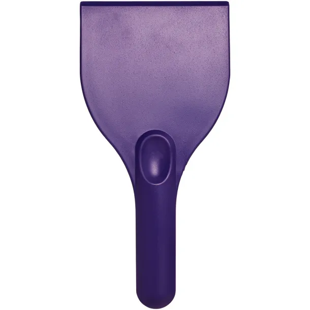 Artur curved plastic ice scraper Purple