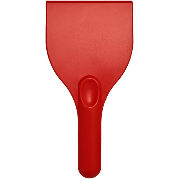Artur curved plastic ice scraper Red