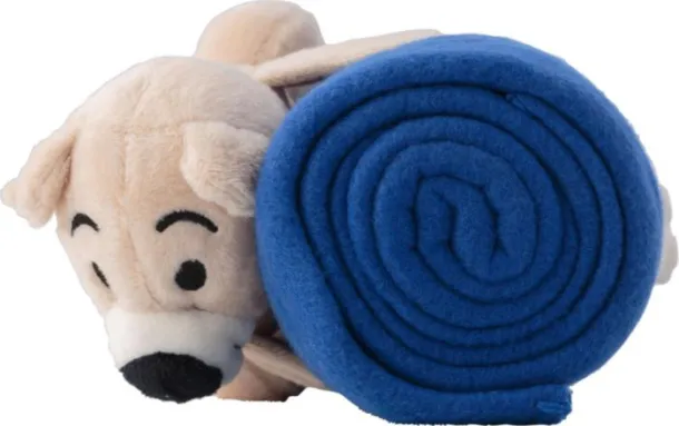 Owen Plush toy bear with fleece blanket 