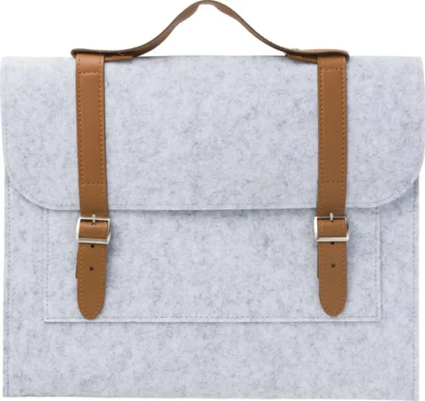 AMELIA rPET felt document bag light grey