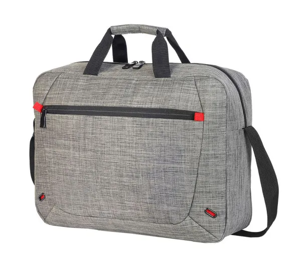  Marseille Messenger laptop torba - Shugon Grey Melange Crvena