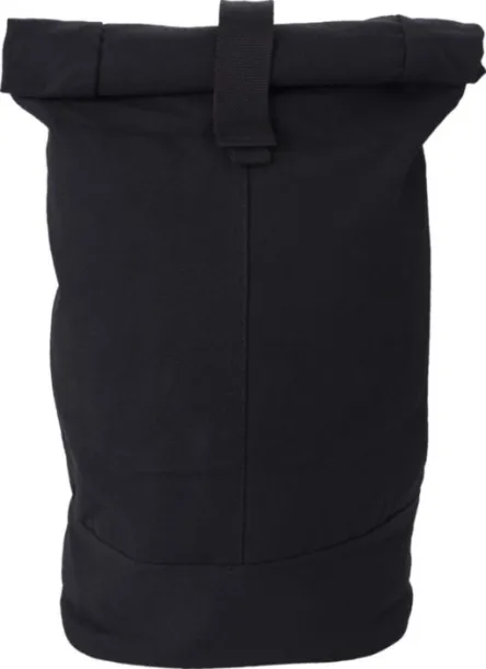 Micah Polyester roll-top backpack Crna