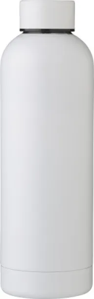 ISAIAH Recycled stainless steel bottle white