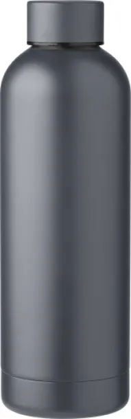 ISAIAH Recycled stainless steel bottle grey