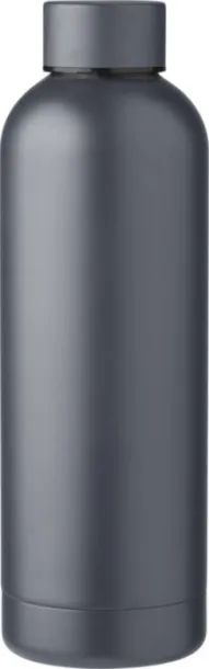 ISAIAH Recycled stainless steel bottle grey