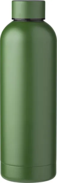 ISAIAH boca od recikliranog nehrđajućeg čelika, 500 ml forest green