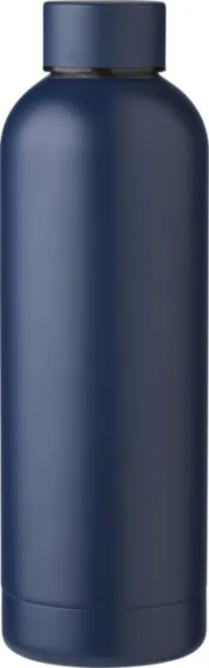 ISAIAH Recycled stainless steel bottle navy