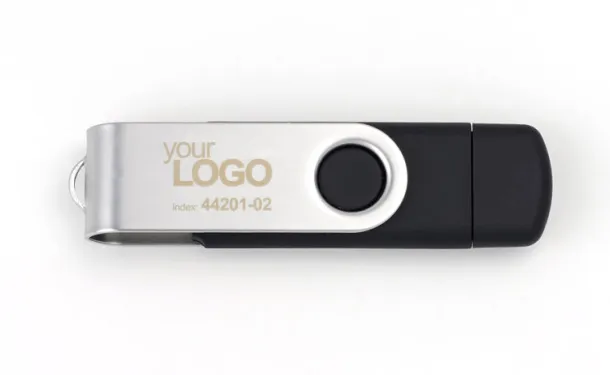 TWISTER 8 GB OTG USB memorijski stick Crna