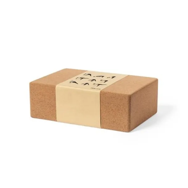  Pluteni blok za jogu light brown