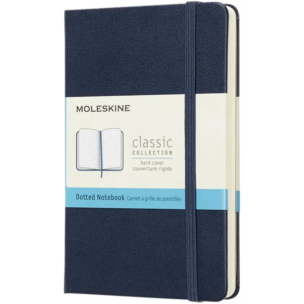 Moleskine Classic PK hard cover notebook - dotted - Moleskine Sapphire blue