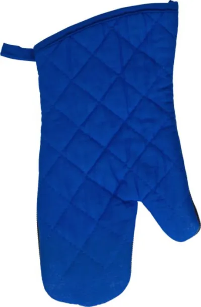 Elsie Cotton oven mittens  cobalt blue