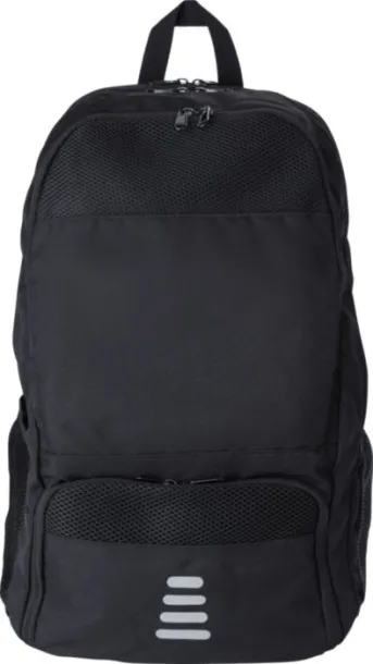 SEBASTIAN rPET polyester multi-functional backpack Crna