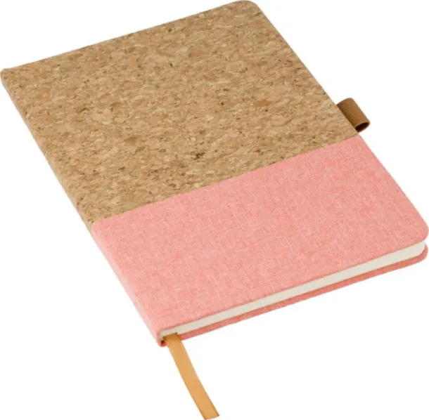 Trevor Cork and cotton notebook 