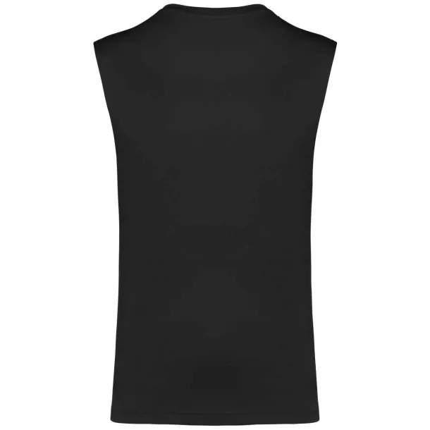  ECO-FRIENDLY MEN SLEEVELESS T-SHIRT - Kariban Black