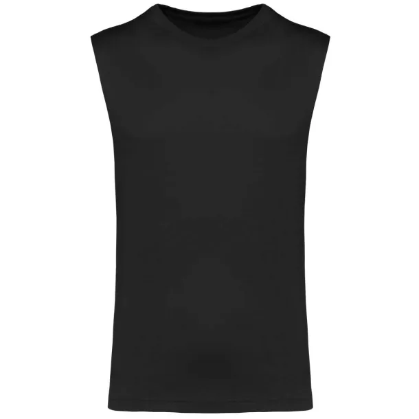  ECO-FRIENDLY MEN SLEEVELESS T-SHIRT - Kariban Black