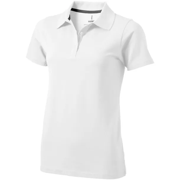 Seller short sleeve women's polo - Elevate White