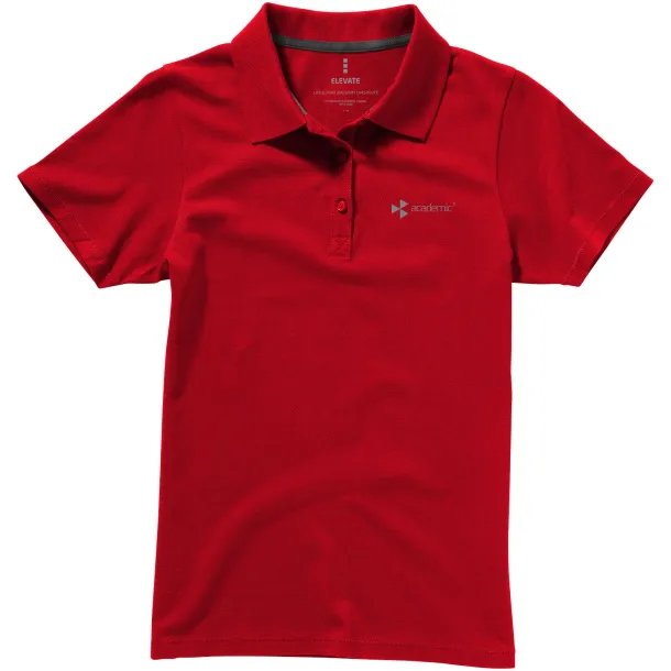Seller short sleeve women's polo - Elevate Red