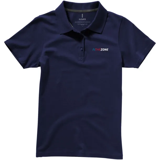 Seller short sleeve women's polo - Elevate Navy Blue
