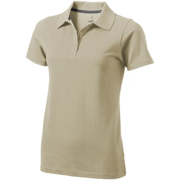 Seller short sleeve women's polo - Elevate Khaki