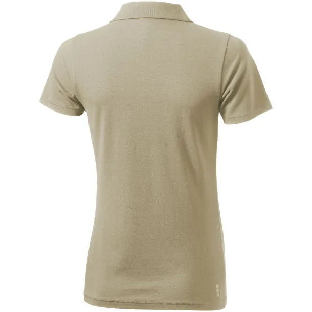 Seller short sleeve women's polo - Elevate Khaki