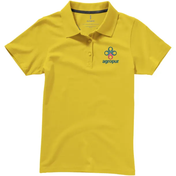 Seller short sleeve women's polo - Elevate Yellow
