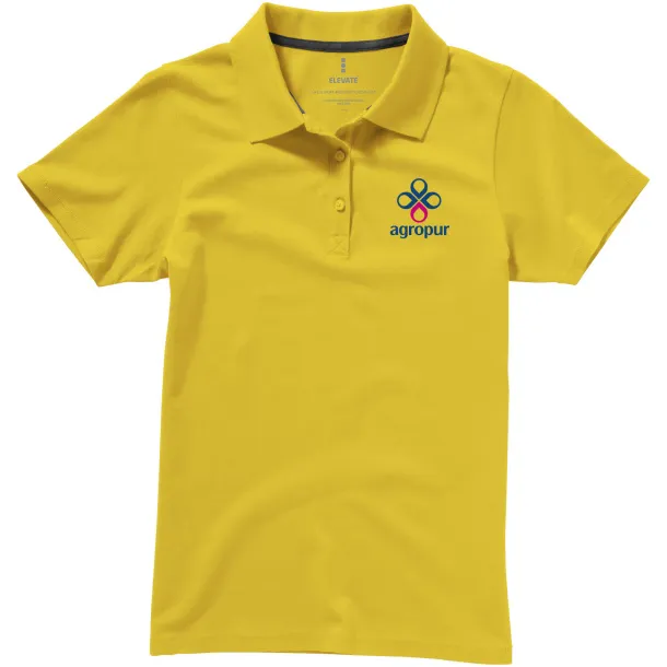 Seller short sleeve women's polo - Elevate Yellow