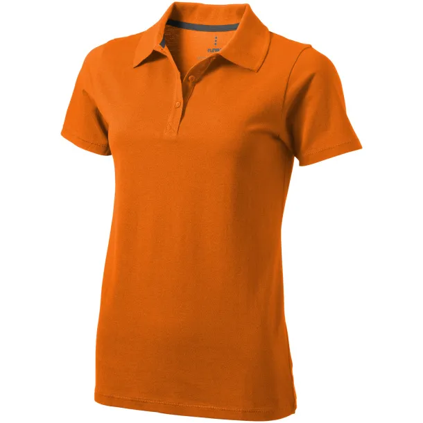 Seller short sleeve women's polo - Elevate Orange