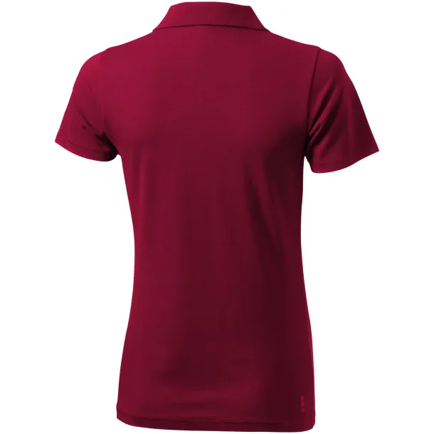 Seller short sleeve women's polo - Elevate Burgundy
