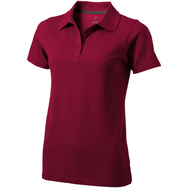 Seller short sleeve women's polo - Elevate Burgundy