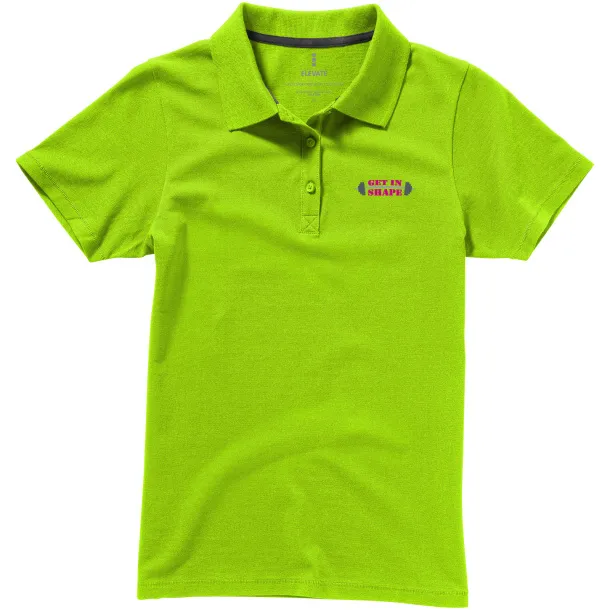 Seller short sleeve women's polo - Elevate Apple Green