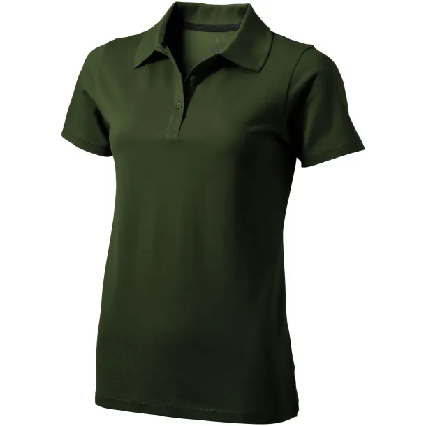 Seller short sleeve women's polo - Elevate Army green
