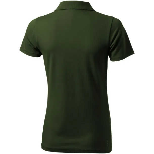 Seller short sleeve women's polo - Elevate Army green