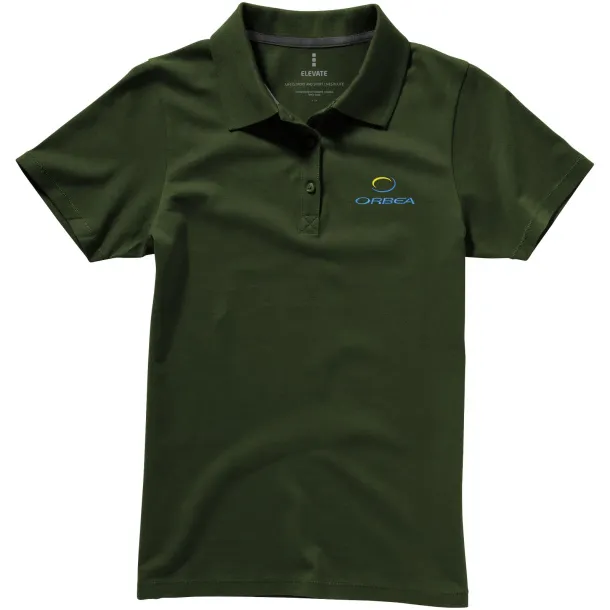Seller short sleeve women's polo - Elevate Army green