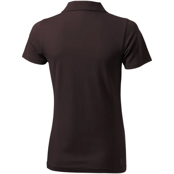 Seller short sleeve women's polo - Elevate Chocolate brown