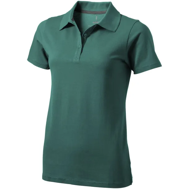 Seller short sleeve women's polo - Elevate Forest green
