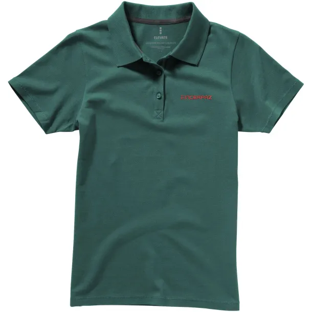 Seller short sleeve women's polo - Elevate Forest green