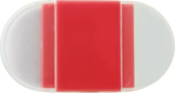 PAULINE PS pencil sharpener and eraser red