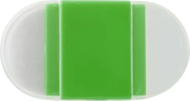 PAULINE PS pencil sharpener and eraser light green