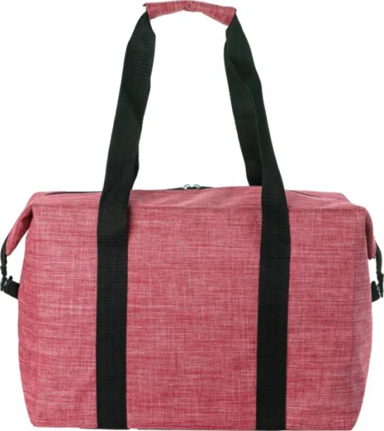 Alejandro 600D polyester cooler bag Crvena