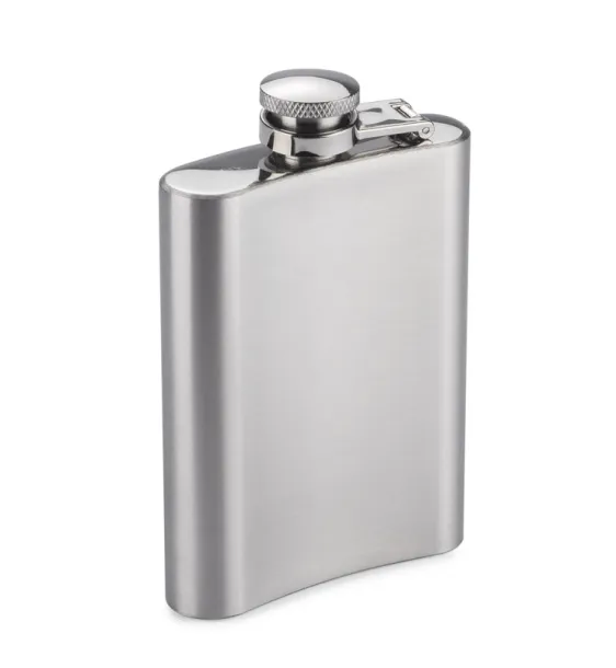 GLEN Hip flask  110 ml srebrny