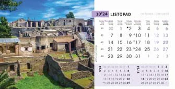  "BISERI SVIJETA" 13 list., dim: 20,5x14,5 cm, stolni kalendar, koverta, P/100 Color