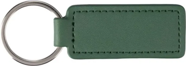 Sabrina Apple leather and PU keychain  Zelena