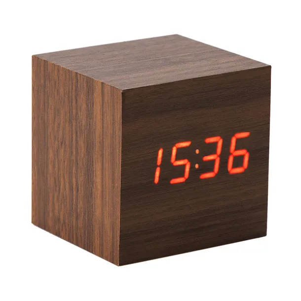 ON TIME table clock Brown