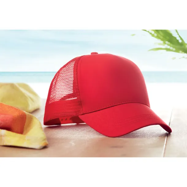 CASQUETTE kapa šilterica Crvena
