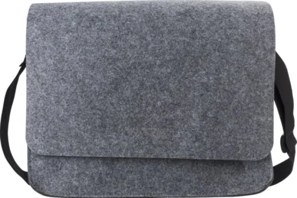 Layla rPET felt laptop bag Siva