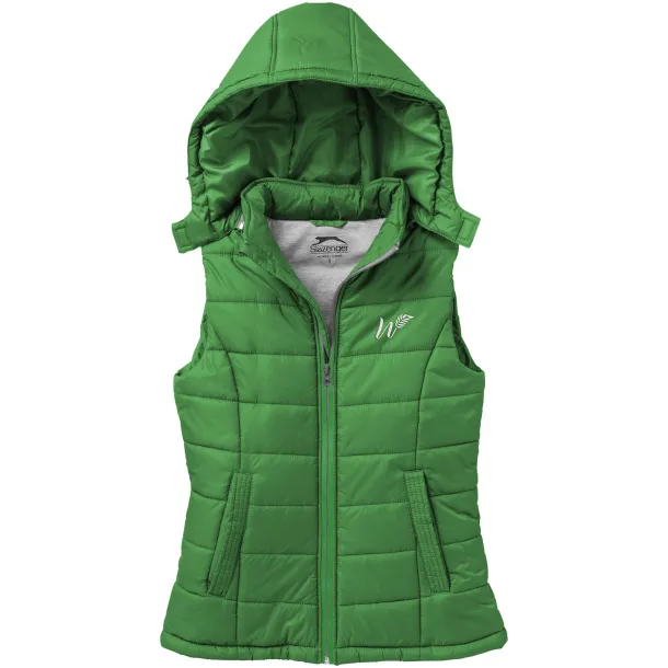 Mixed Doubles ladies bodywarmer - Slazenger Transparent green