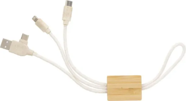 Keegan USB charger key holder  brown