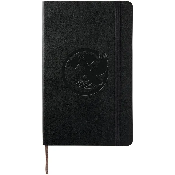 Moleskine Classic L soft cover notebook - plain - Moleskine Solid black
