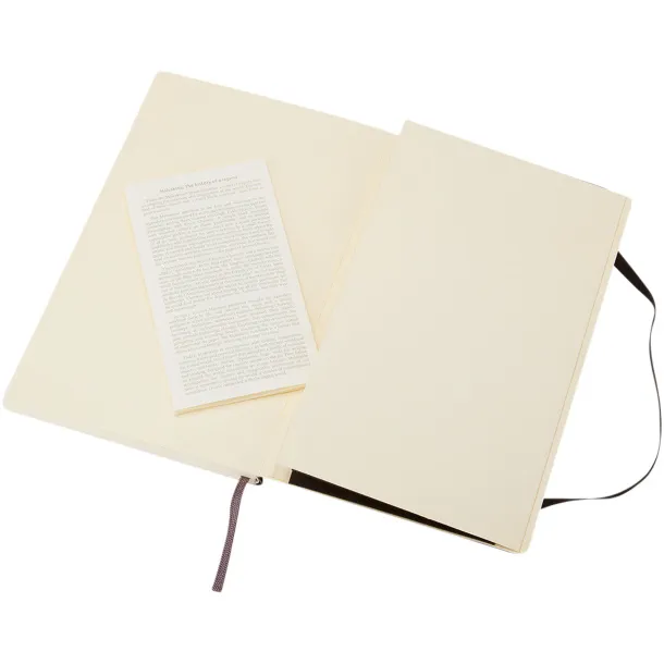 Moleskine Classic L soft cover notebook - plain - Moleskine Solid black