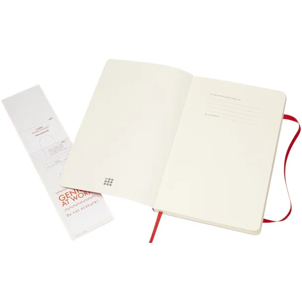 Moleskine Classic L soft cover notebook - plain - Moleskine Scarlet red